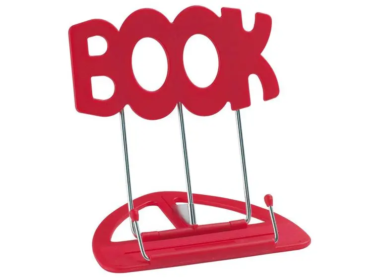 K&M 12440 UNI-BOY »BOOK« STAND red 